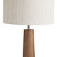 Yarra Faux Wood and Jute Tapered Floor Lamp image number 2