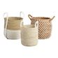 Bianca Two Tone Seagrass Tote Basket image number 2