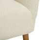 Freja Faux Sherpa Upholstered Armchair image number 4