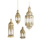 Latika Antique Gold Candle Lantern Collection image number 0