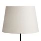 Ivory Velvet Table Lamp Shade image number 0