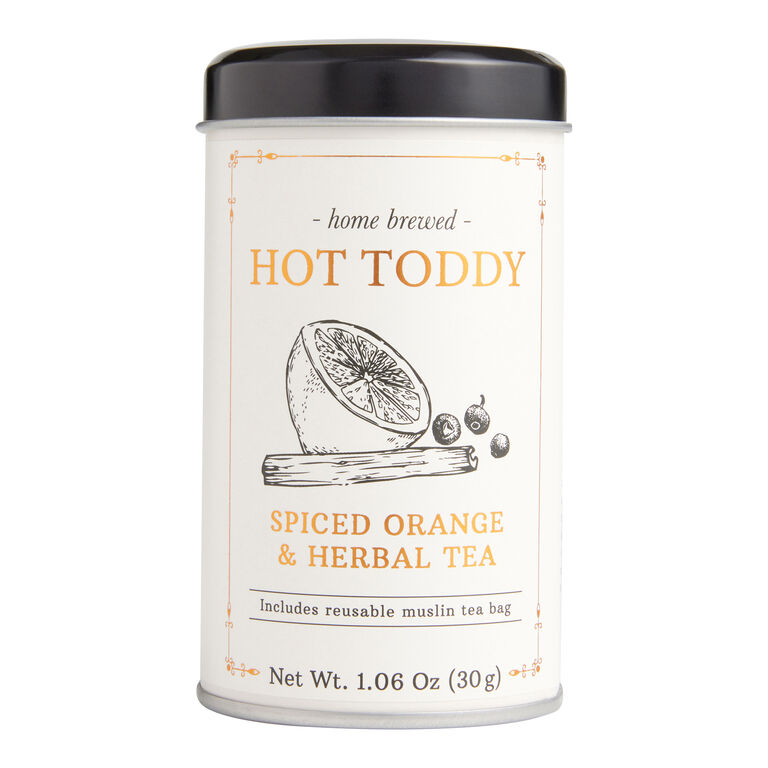 Hot Toddy Spiced Orange and Herbal Loose Leaf Tea Tin image number 1