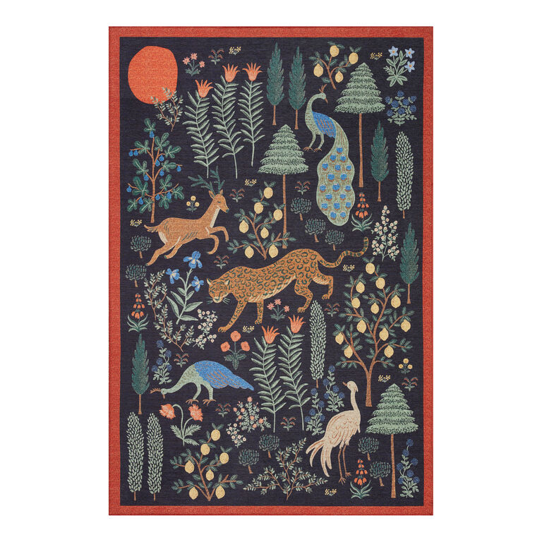 Rifle Paper Co. Les Fauves Wild Animals Area Rug image number 1