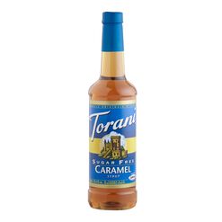 Torani Sugar Free Caramel Syrup Plastic Bottle