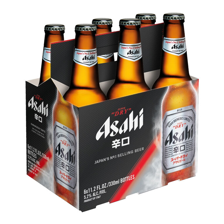 Asahi Super Dry Beer 6 Pack image number 1