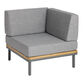 Andorra 6 Piece Modular Outdoor Sectional Set with Ottoman image number 2