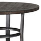 Hawes Mahogany And Metal Counter Height Dining Table image number 2