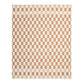 Ivory Checkered Throw Blanket image number 2