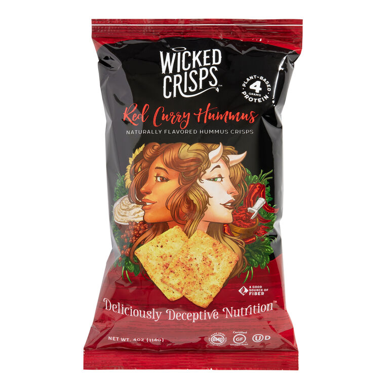 Wicked Red Curry Hummus Crisps image number 1