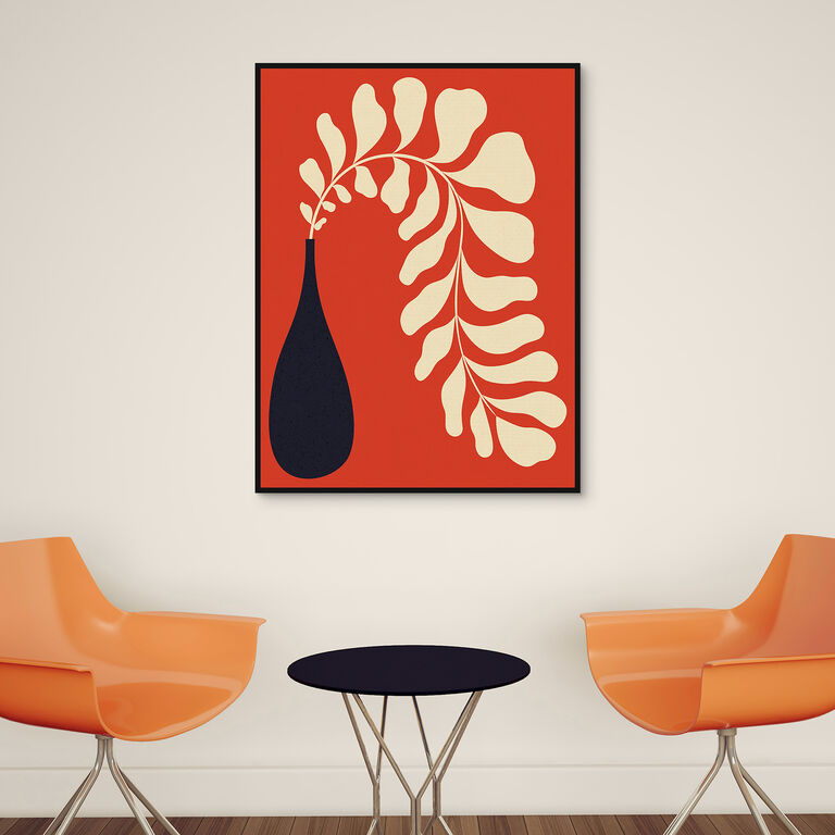 Lazy Plant II By Alisa Galitsyna Framed Canvas Wall Art image number 3