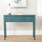 Nadia Blue Wood Console Table image number 1