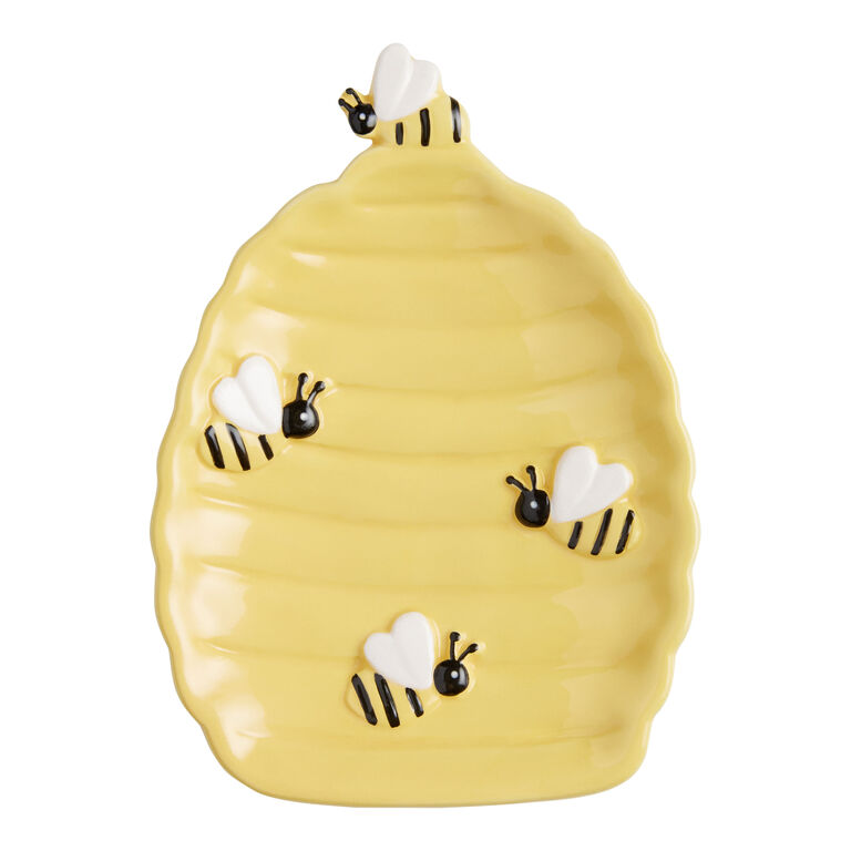 Yellow Ceramic Beehive Figural Kitchenware Collection image number 5