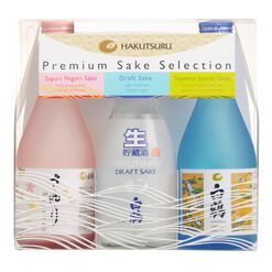 Hakutsuru Sake Selection Gift Set 3 Pack