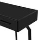 Smith Smoky Black Glass and Iron Console Table with Drawers image number 3