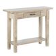 Leigh Whitewash Reclaimed Wood Console Table image number 0