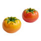 Hand Painted Ceramic Tomato Salt and Pepper Shaker Set image number 0