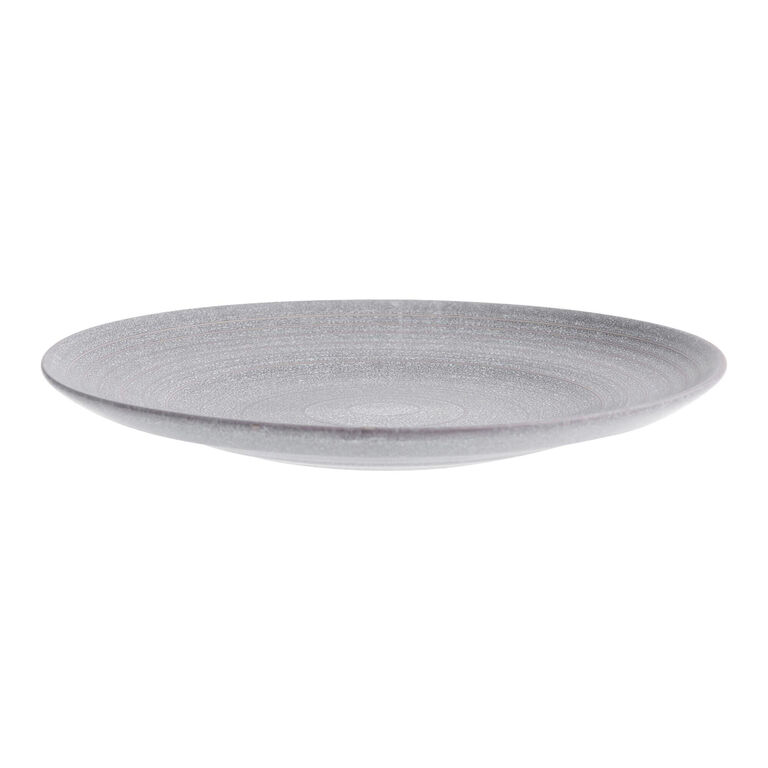 Ash Satin Gray Speckled Dinner Plate image number 3