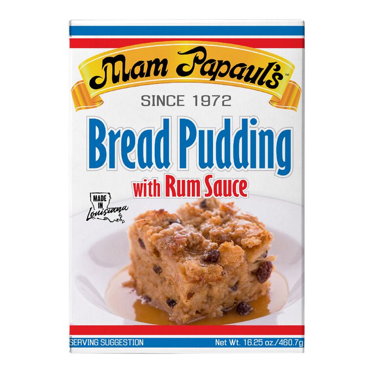 Mam Papaul's Bread Pudding with Rum Sauce Mix image number 1
