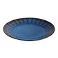 Willow Round Indigo Blue Embossed Serving Platter image number 0