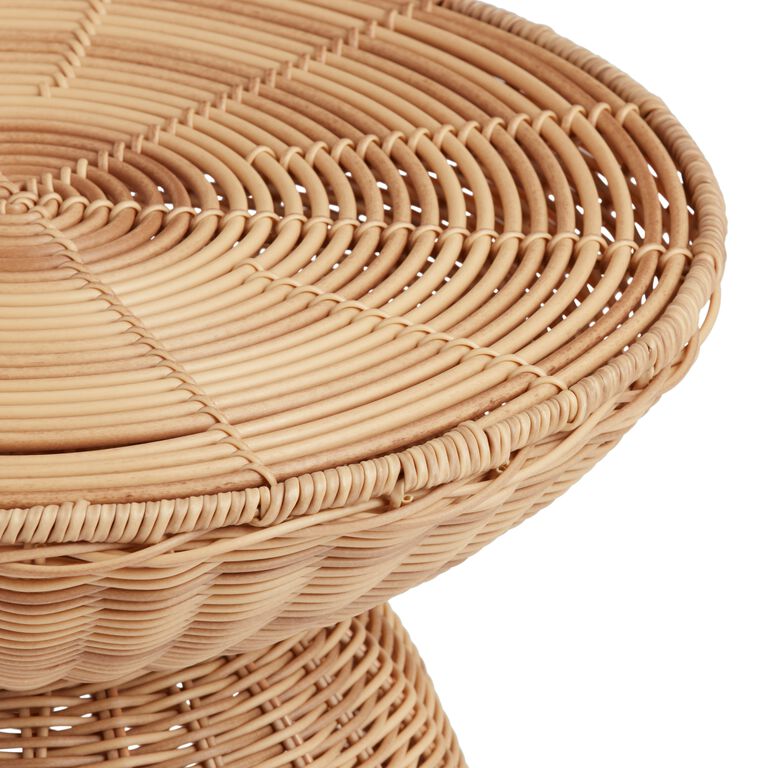 Raelyn All Weather Wicker Outdoor End Table image number 2