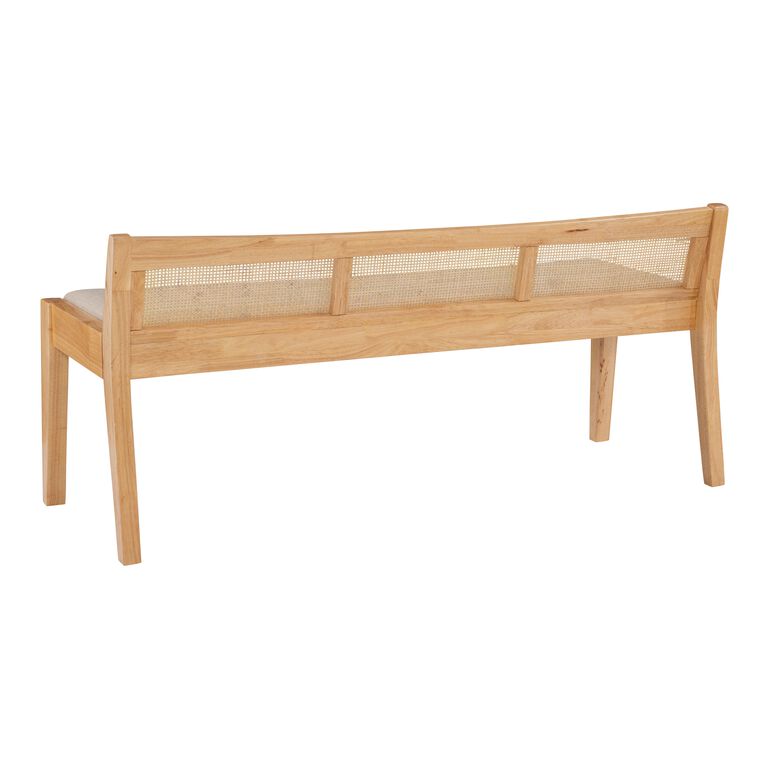 Abacos Rattan Cane Bench image number 4