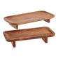 Mango Wood Footed Serving Tray image number 0