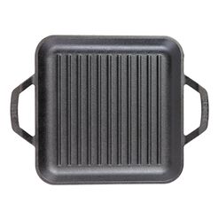 Lodge Chef Collection Square Cast Iron Grill Pan 11 Inch
