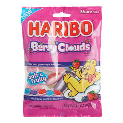 Haribo Berry Clouds Gummy Candy Set Of 6