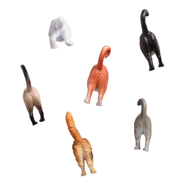 Cat Butt Magnets 6 Pack image number 1