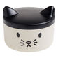 White and Black Bamboo Customizable Pet Treat Container image number 2