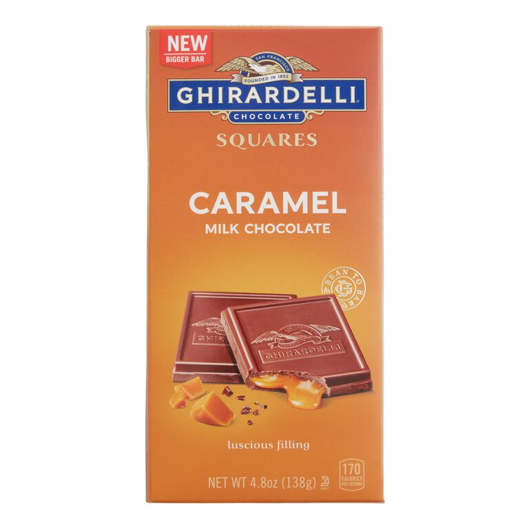 Ghirardelli Caramel Milk Chocolate Bar Set of 2 image number 1