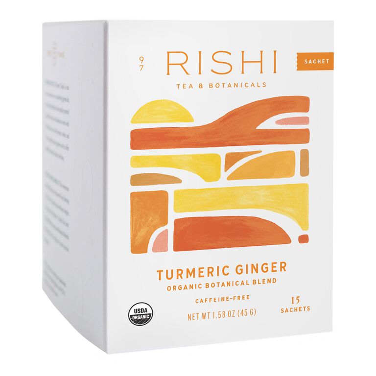 Rishi Turmeric Ginger Tea 15 Count image number 1