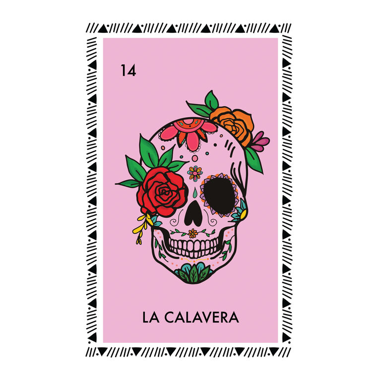Buen Dia Loteria's La Calavera by Aly Aguilar Wall Art Print image number 1