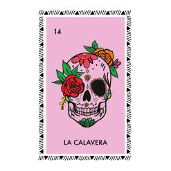 Buen Dia Loteria's La Calavera by Aly Aguilar Wall Art Print