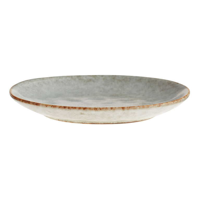 Vita Ivory And Brown Reactive Glaze Appetizer Plate image number 3