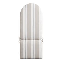 Sunbrella Linen Stripe Adirondack Chair Cushion