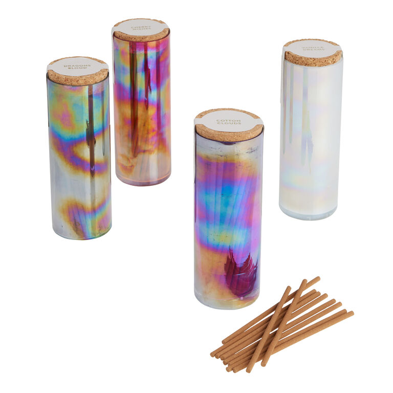 70 Count Luster Glass Incense Sticks Set of 4 image number 1