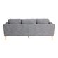 Noelle Graphite Woven Sofa and Ottoman image number 4