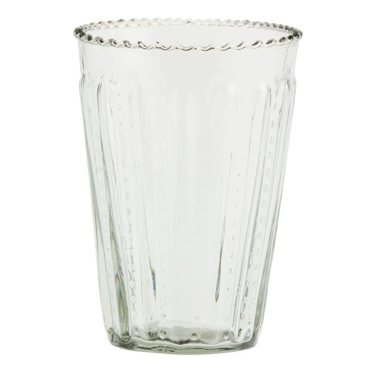 Textured Ruffle Highball Glass Set of 2 image number 1