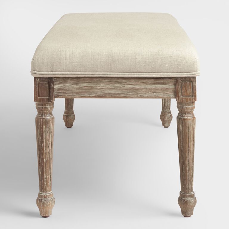 Paige Upholstered Dining Bench image number 3
