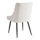 Jocelyn Ivory Textured Upholstered Dining Chair Set of 2 image number 3