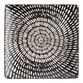 Trilogy Square Black And White Swirl Salad Plate Set Of 4