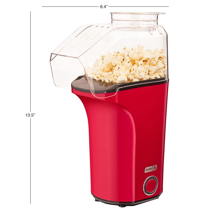 Dash Red Fresh Pop Hot Air Popcorn Maker image number 4