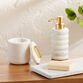 White Marble Bathroom Accessories Collection image number 0