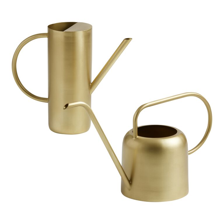 Gold Iron Watering Can image number 1
