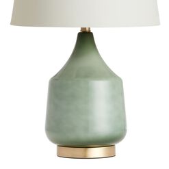 Jade Green Ombre Glass Table Lamp Base