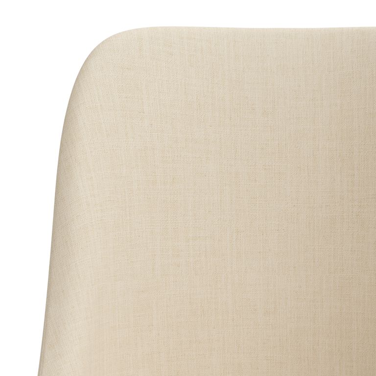Kian Linen Upholstered Dining Chair image number 5