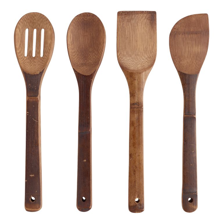 Carbonized Bamboo Essential Cooking Utensils 4 Pack image number 1