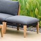 Gryffin Rope Outdoor Sectional Sofa With Coffee Table image number 4