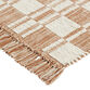 Checkerboard Stripe Woven Cotton Area Rug image number 2